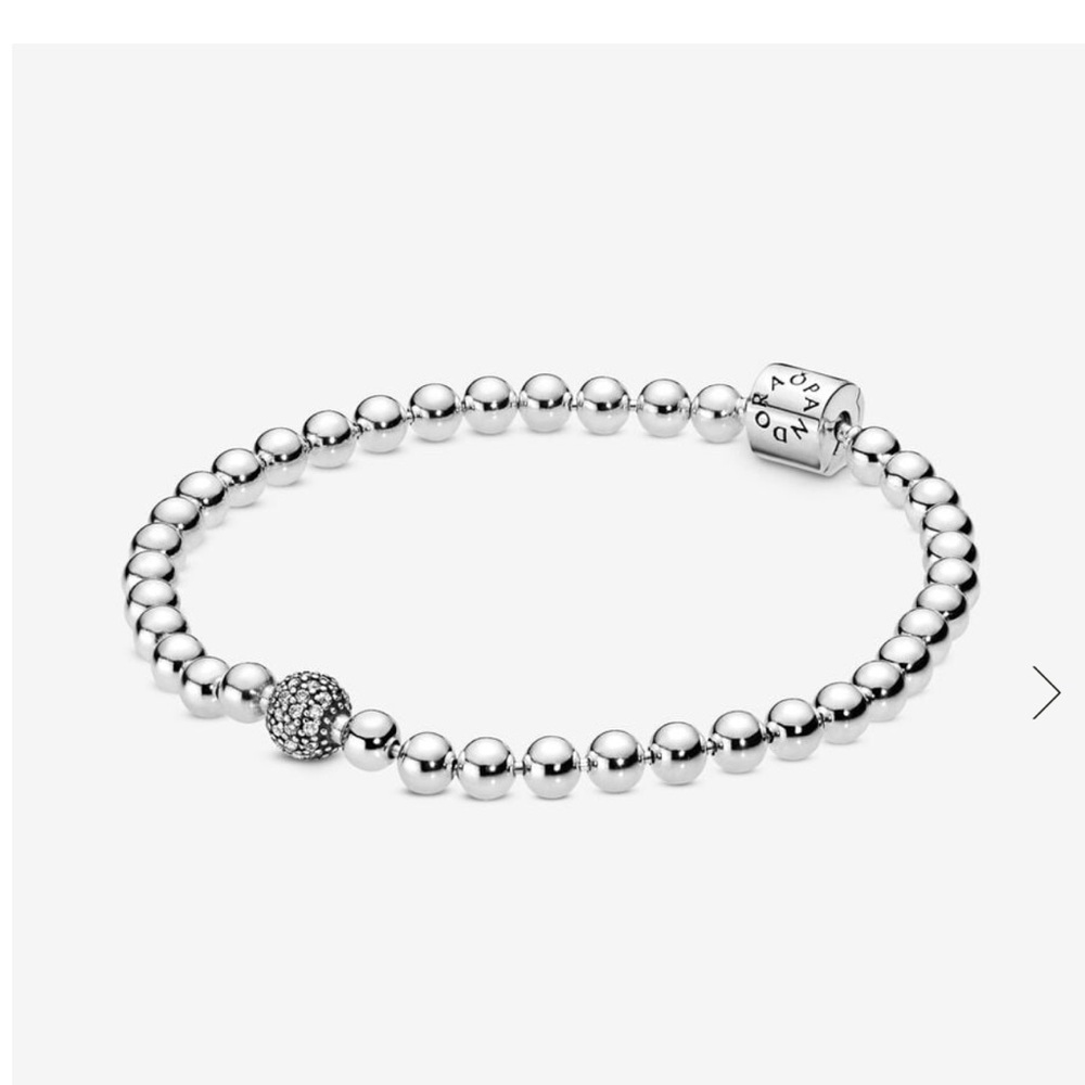 Pandora Silver Ball Bracelet - Stackable